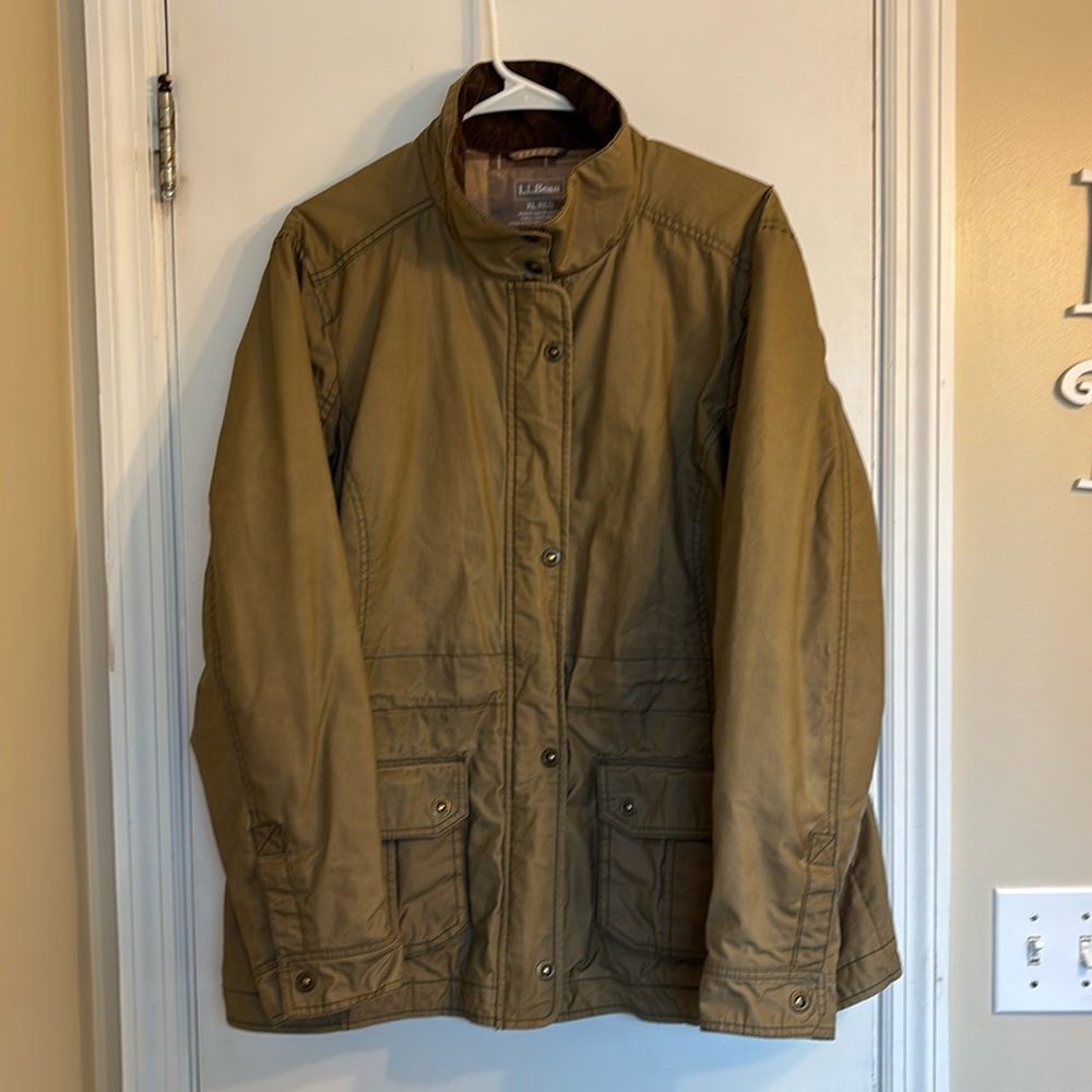Women’s LL Bean waxed barn coat